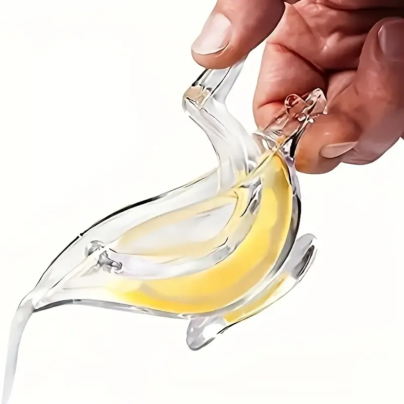 1pc Acrylic Bird-Shaped Lemon Squeezer, Portable Hand Juicer for Lemonade, Cocktails, Salad Dressing, Easy to Use Fruit Extractor for Orange, Lime, Pomegranate