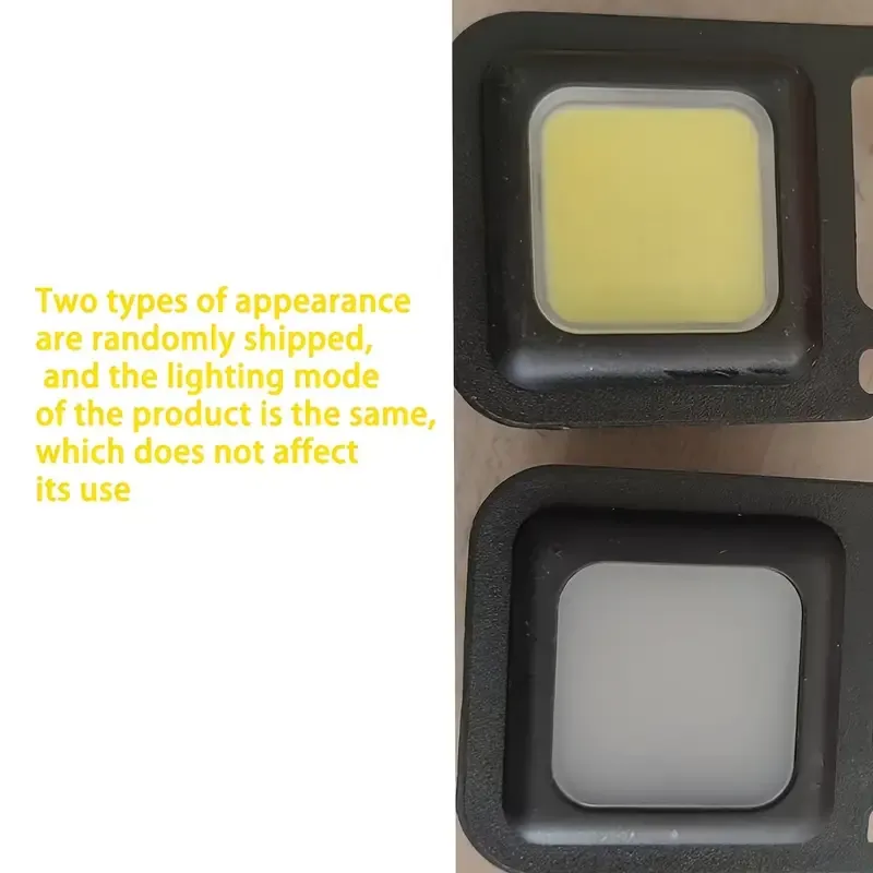 Buy 1 Get 1 Free - 2pcs Portable LED Flashlight Mini Rechargeable Multifunctional Work Light Keychain Small Pocket Lights for Outdoor Camping Car Lighting
