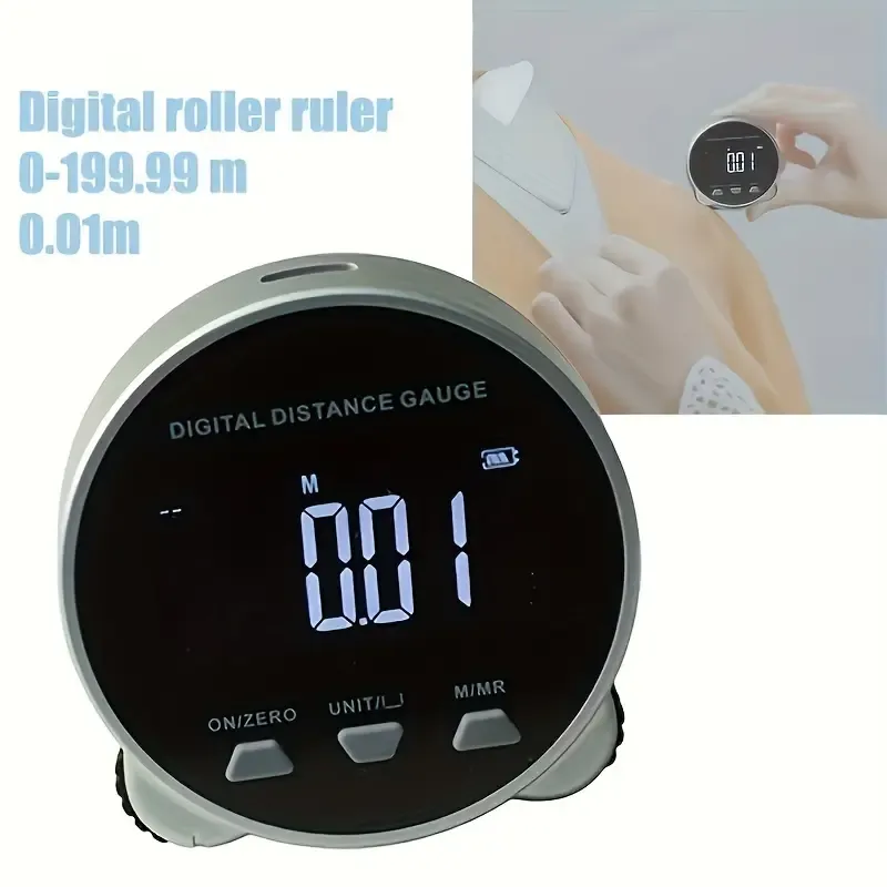 A Versatile Electronic Digital Display Roller Ruler For Measuring Various Functions Such As Curvature, Cylindrical Surface, Straight Surface, And Irregular Surface.