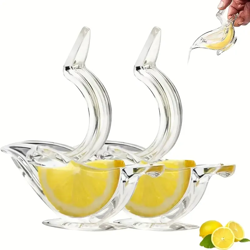 1pc Acrylic Bird-Shaped Lemon Squeezer, Portable Hand Juicer for Lemonade, Cocktails, Salad Dressing, Easy to Use Fruit Extractor for Orange, Lime, Pomegranate
