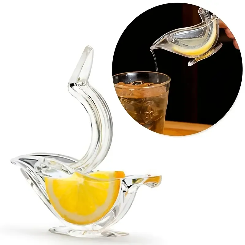 1pc Acrylic Bird-Shaped Lemon Squeezer, Portable Hand Juicer for Lemonade, Cocktails, Salad Dressing, Easy to Use Fruit Extractor for Orange, Lime, Pomegranate