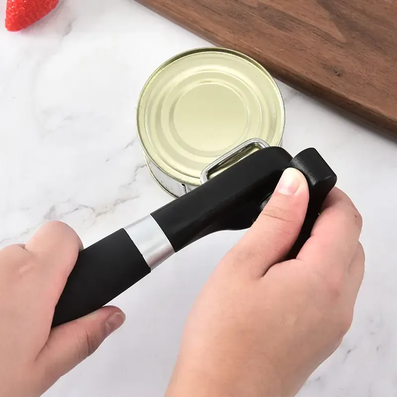 1pc Portable Manual Bottle Opener, Professional Safety Can Opener - Perfect For Kitchen Use