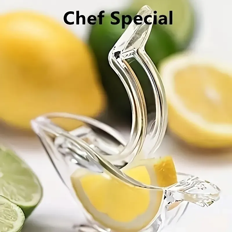 1pc Acrylic Bird-Shaped Lemon Squeezer, Portable Hand Juicer for Lemonade, Cocktails, Salad Dressing, Easy to Use Fruit Extractor for Orange, Lime, Pomegranate