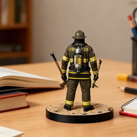 Personalisierte Geschenke zum Thema Feuerwehreinsätze – personalisierte Acrylplaketten