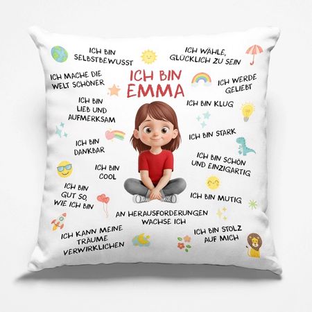 Personalisiertes Taschenkissen - Personalisierte Geburtstagsgeschenke Für Beste Freundinnen, Schwestern, Familie Und Dich Selbst – Ich Bin Klug