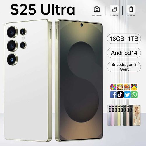 2025 New Global Version Phone, 16GB + 1TB, Android 14 Smartphone