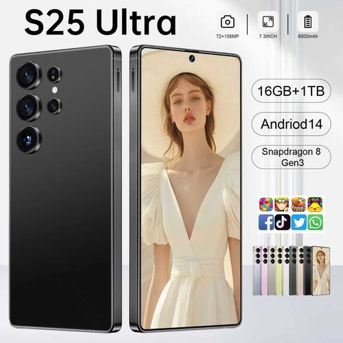 2025 New Global Version Phone, 16GB + 1TB, Android 14 Smartphone