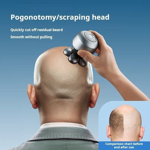 Multifunctional full-body washable bald head & beard trimmer