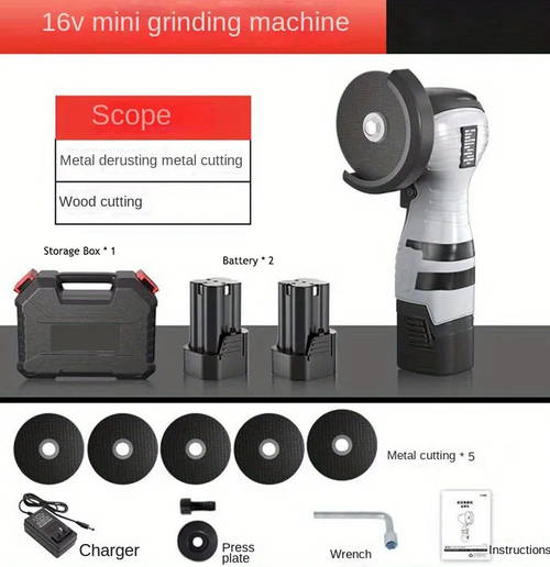 Angle Grinder High Quality Grinding Tool Cordless Polishing Machine Diamond Cut Grinder Electric Tool