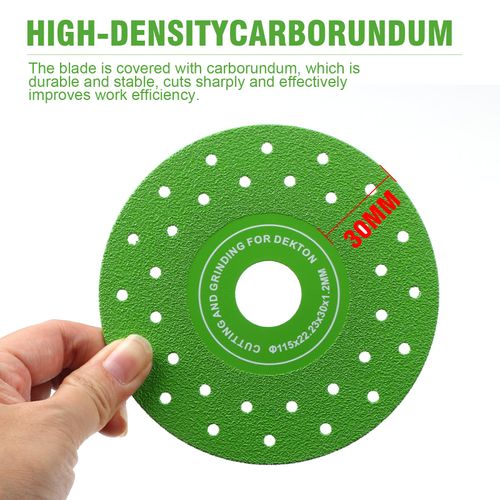 4.5inch ultra thin diamond grinding brazed cutting disc, suitable for ceramic, glass, marble, and granite  compatible with angle grinders (angle grinder not included)