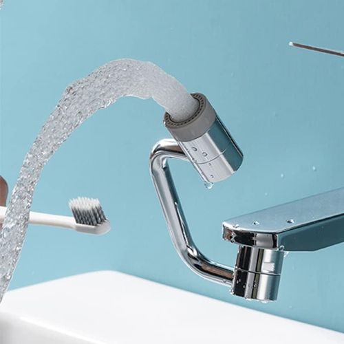 Rotate Swivel Faucet Aerator 1080 Degree Rotating Faucet Extender Faucet Aerator Bubbler Swivel Splash Filter Bathroom Washbasin Tap Extension Attachment for Kitchen and
