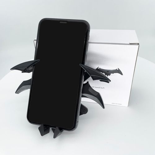 Bat Phone Holder for Car Vent, Cool Accessories, Gifts for Men, Universal Cell Phone Mount, Decorations Collectibles, Gravity Automatic Locking Hands-Free