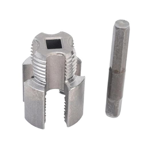 Steel PVC Pipe Tap 1-2    3-4 Water Pipe Internal Thread Opener Hand Tools for Electric Drill Compatible Pipe Threader