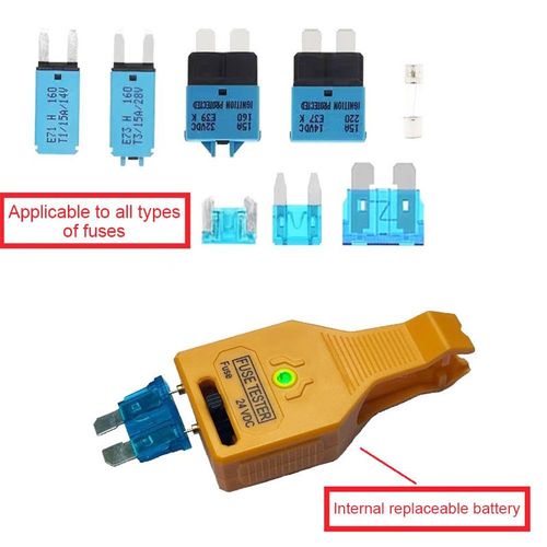 Automotive Tester Puller, Fuse Tester Tool 12V 24V with LED Indicator