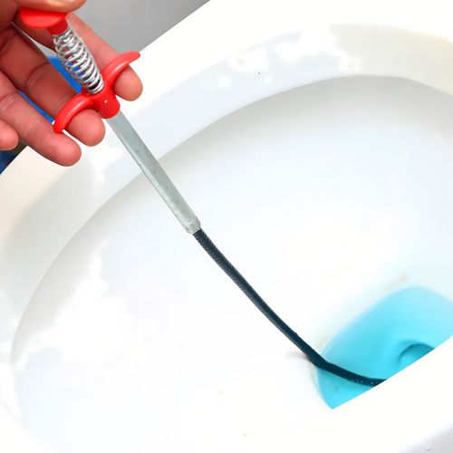 Drain Snake, Drain Clog Remover - Gutter Cleaning Tools Drain Cleaner for Toilet Sewer Shower Kitchen Bathroom Tub Clogged Drains Opener Cleaning Tool, Flexible Grabber Claw Pick Up Reacher (30 inch)