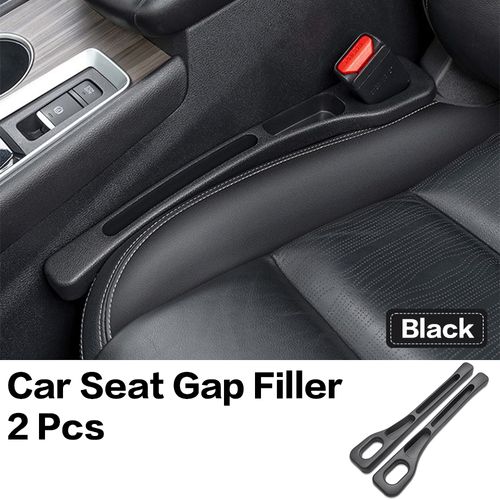 2Pcs Car Seat Gap Filler Seat Crevice Storage Box Bag Between Seats Console Organizer Decoration Interior Auto Accessorie