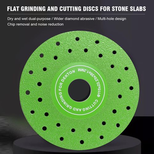 4.5inch ultra thin diamond grinding brazed cutting disc, suitable for ceramic, glass, marble, and granite  compatible with angle grinders (angle grinder not included)