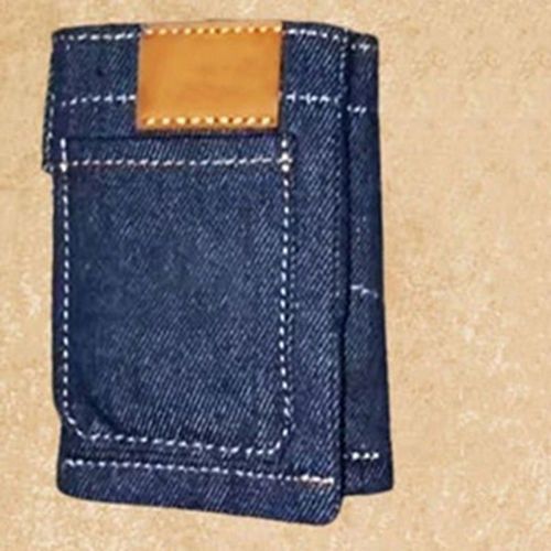 ean Denim Wallet Funny for Men Boys, Small Billfold Thin Slim Bifold Teen Wallet, Travel Cool Practical Gifts for Men Stuff Novelty