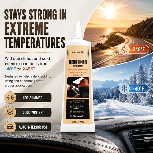Car Headliner Repair Glue, Strong Upholstery Adhesive (50ml)