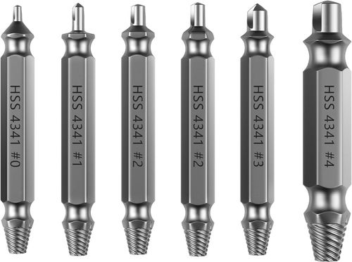 6Pcs Screw Extractor Set,Multi-Function Repair Tool Kit Tools Gadgets for Men Extractor Kit Electronics Household Home Repair