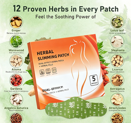 Herbal Patch Pad Balance – Mugwort Herbal Navel Patches for Menstrual Cramp Relief, Supporting Reduced Bloating Appearance, Promotes Abdominal Comfort Non-Irritating Design 1 Boxes 5 Piece(1 Box)