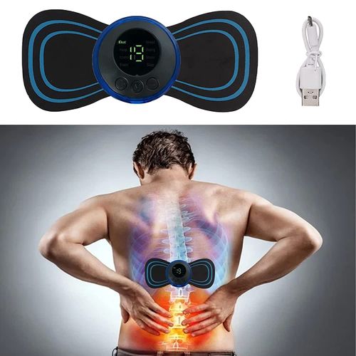 Portable Mini Massage Device,Mini Neck Massager, Remote Control Electric Massager,Back Massagers,8 Modes Adjustable Whole Body Massager