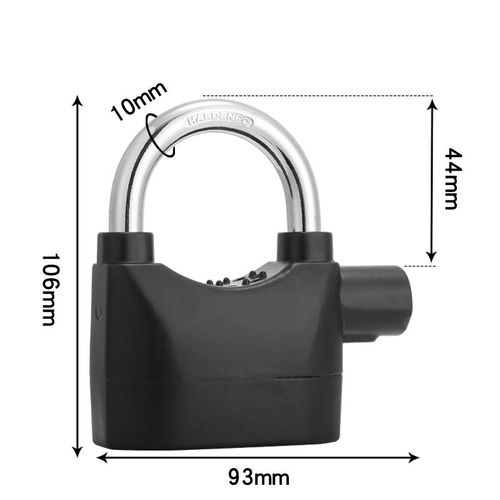 Discover how to secure your shop, office, home, bike, and generator house with this amazing alarm padlock that offers you security even while you are asleep. 🚨🔐