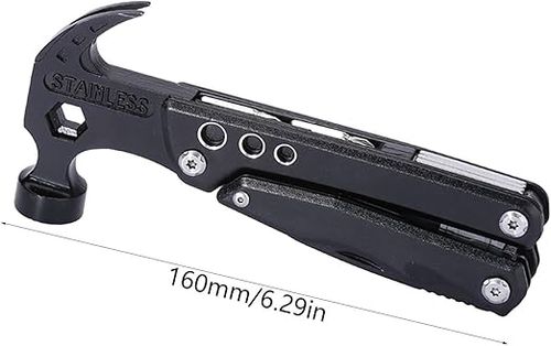 Outdoor Hammer | Heavy-Duty Foldable | Stainless Steel Hammer Hand Tool | for Home Repair Car Maintenance Furniture Setup Camping Hiking Backpacking