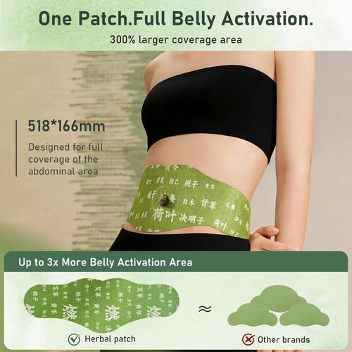 Herbal Patch Pad Balance – Mugwort Herbal Navel Patches for Menstrual Cramp Relief, Supporting Reduced Bloating Appearance, Promotes Abdominal Comfort Non-Irritating Design 1 Boxes 5 Piece(1 Box)