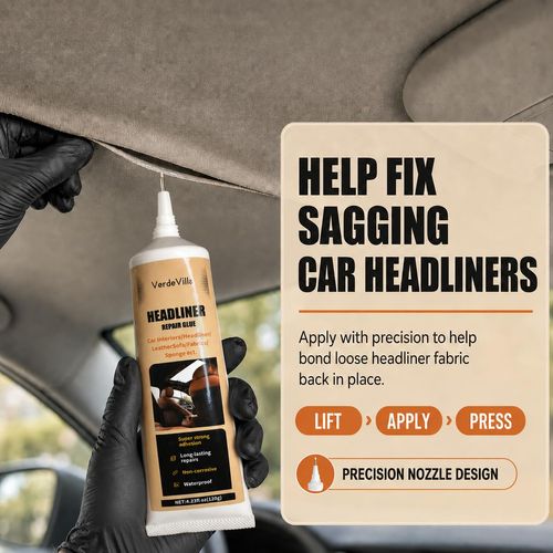 Car Headliner Repair Glue, Strong Upholstery Adhesive (50ml)
