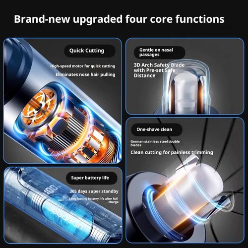 Ear and Nose Hair Trimmer Clipper for Men Women Rechargeable Facial Eyebrow Hair Remover (01)