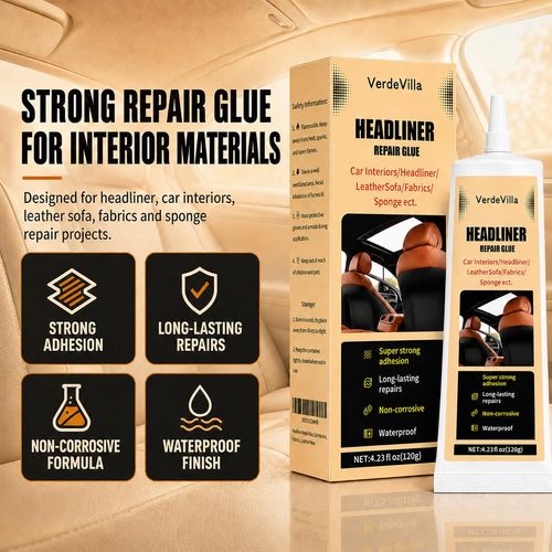 Car Headliner Repair Glue, Strong Upholstery Adhesive (50ml)