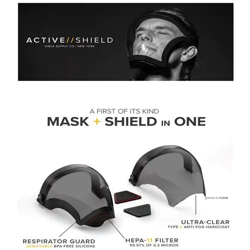 Face Shield, Clear Anti-Fog Full Face Shield for Outdoor Work