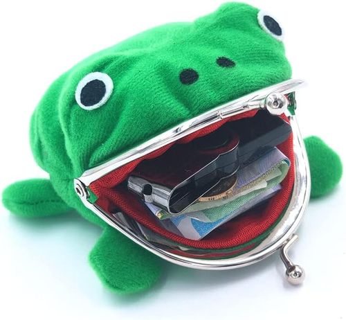 Anime Frog Wallet,Frog Coin Wallets Frog Coin Purse for Halloween Cosplay Themed Party Gift
