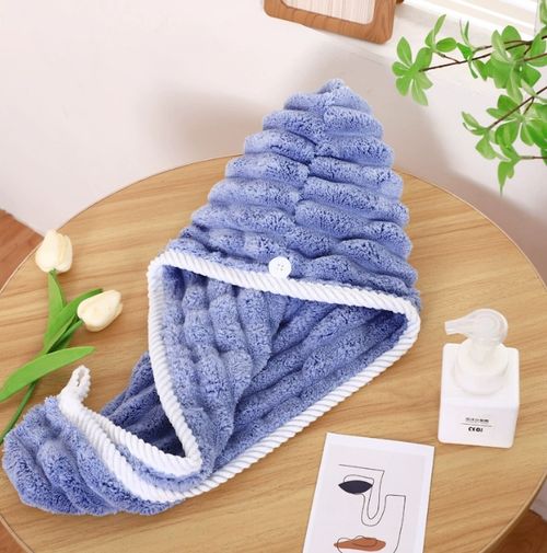 Hair Drying Cap Dry Hair Cap for Women, Thickened and Super Absorbent Headscarf for Wiping Hair Quick-Dry(H)