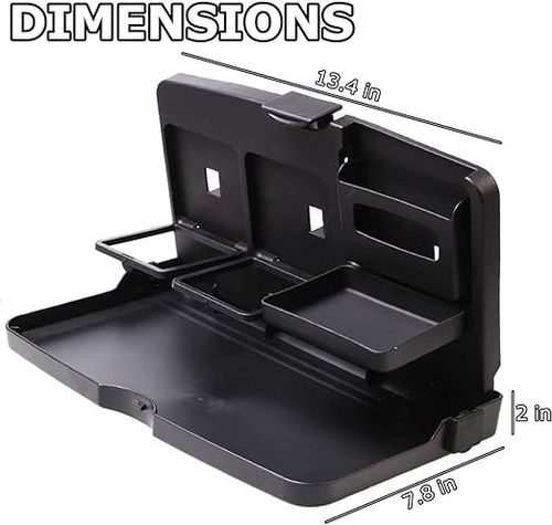 Multi-Functional Portable Foldable Car Seat Tray Desk - Car Vehicle Back Seat Tray Table - Stay Organized When on The Go