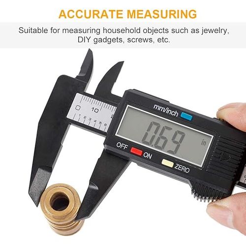 Ditron Electronic Digital Vernier Caliper 150mm Carbon Fiber Composites Measuring Tool