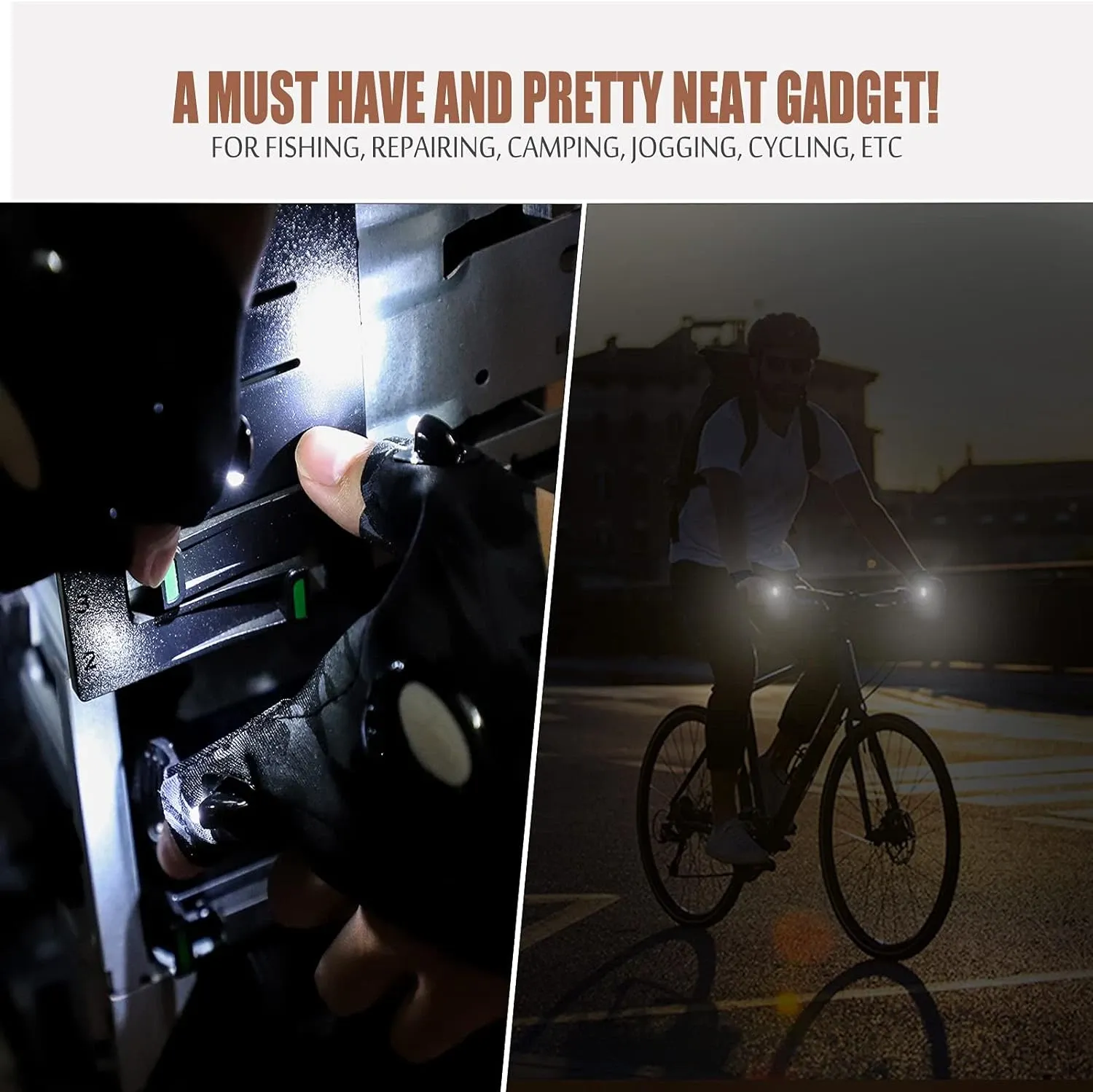 🔦 Finger Light for Mechanics! Bright & Hands-Free, Perfect for Car Repair & Night Work!