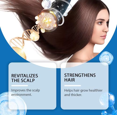 Be Bodywise Rosemary Hair Growth Roll-On Serum contains 3% rosemary, 3% redensy, and 2% anagain. This DHT-inhibiting scalp serum promotes oxygen delivery and reduces hair loss. Paraben-free and suitable for both men and women.