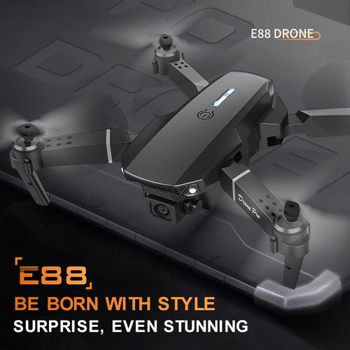 Remote Control Drones with Camera for Adults 4K & 1080P, Flying with 3-level Flight Speed 4 Channel Drones with Camera Rc Plane Helicopters Cool Stuff forfor Men (Black)