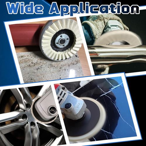 Wool Flap Buffing Wheel Pad Wool Polishing Wheel Felt Polishing Flap Discs 5 inch for Angle Grinder, Stainless Steel, Marble, Stone, Furniture, Car Wax for Surface Finishing and Restoration