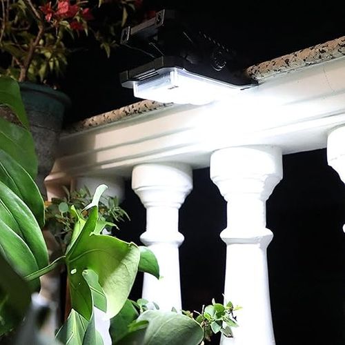 Solar Lights Outdoor, Clip Motion Sensor Solar Lights, Motion Sensor Security Light for Fence, Waterproof Outdoor Lighting for Indoor Outdoor Pathway, Deck, Lawn, Patio, Walkway