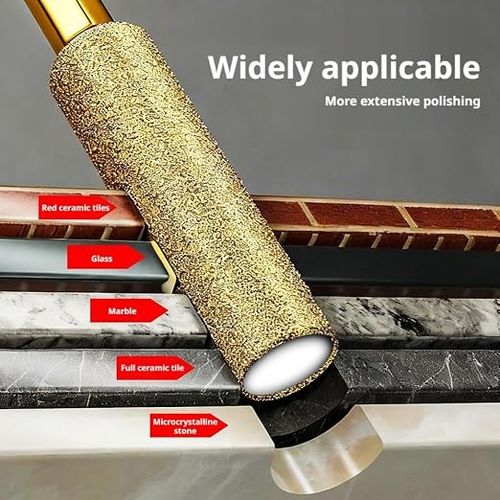 Hex Perfect Hole Drill Bit,4Pcs Diamond Coated Hole Saw Core Drill Bit,High Hardness,with Non Slip  Hex Shank for Dry Drilling and Grinding Integration,for Porcelain Tile Marble Glass Ceramic