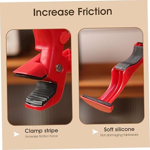 Hot Plate Grippers 3-in-1 Non-Slip Anti Scald Bowl Holder Clip with Lock Multi-Purpose Kitchen Gadgets, 8.7in Hot Plate Grabber Tool