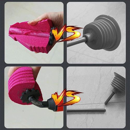 High Pressure Toilet Plunger, 2026 New Powerful Air Drain Unclogger, Toilet Auger Clog Remover Tool Sink Plunger Bathroom Toilet Unclogger Tool Heavy-Duty Clog Remover for Bathroom Drains (1Pcs)