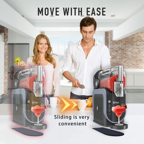 Linkidea Blender Slider Mat for Stand Mixer, Kitchen Accessories with Anti-Slip Mat, Kitchen Appliances Attachment for Countertop Placing, Compatible with Ninja FS301