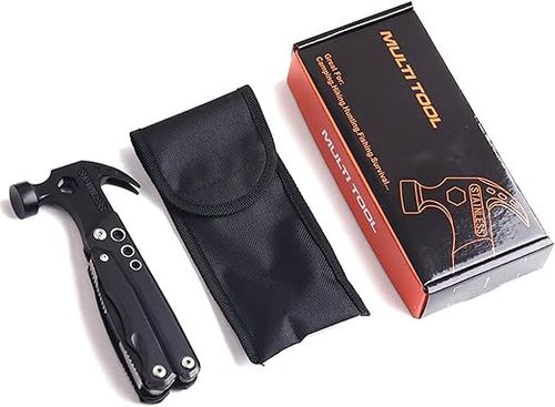 Outdoor Hammer | Heavy-Duty Foldable | Stainless Steel Hammer Hand Tool | for Home Repair Car Maintenance Furniture Setup Camping Hiking Backpacking