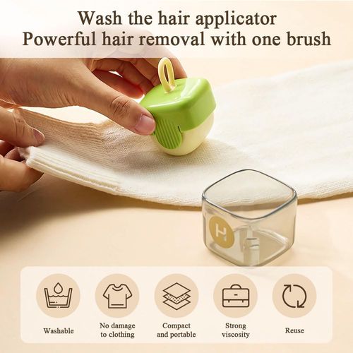 Washable & Reusable Gel Lint Roller for Pet Hair – Portable Sticky Cleaner for Clothes, Furniture, Car – Travel-Friendly Pet Hair Remover for Dog & Cat Fur, Dust, Lint (Household & On-The-Go)