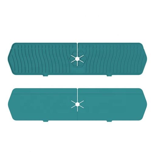 Large Size Kitchen Silicone Drying Countertop Mat Quick Drying Silicone Mat Sink Faucet Splash Guard