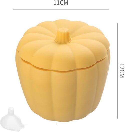 Ice Buckets Pumpkin Silicone Ice Bucket Iced Beverage Double Ice Bucket Creative Convenient Home Quick Ice Making Freezer Ice Bucket Insulated Ice Bucket, Yellow,